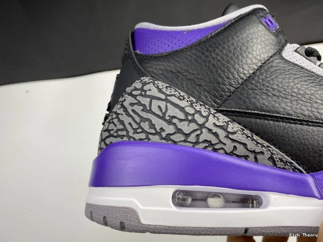 Kicked Out Shoe Store Court Purple Retro Jordan 050 3 Air CT8532 Black 0820